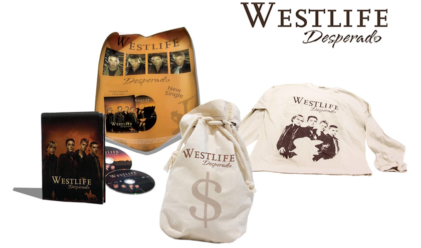 Protótipos do projeto Promocional do single Desperado da banda Westlife