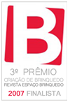 Finalista Concurso Criação de Brinquedos Revista Espaço Brinquedo