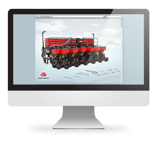 Imagem de apresentação do aplicativo Massey Ferguson