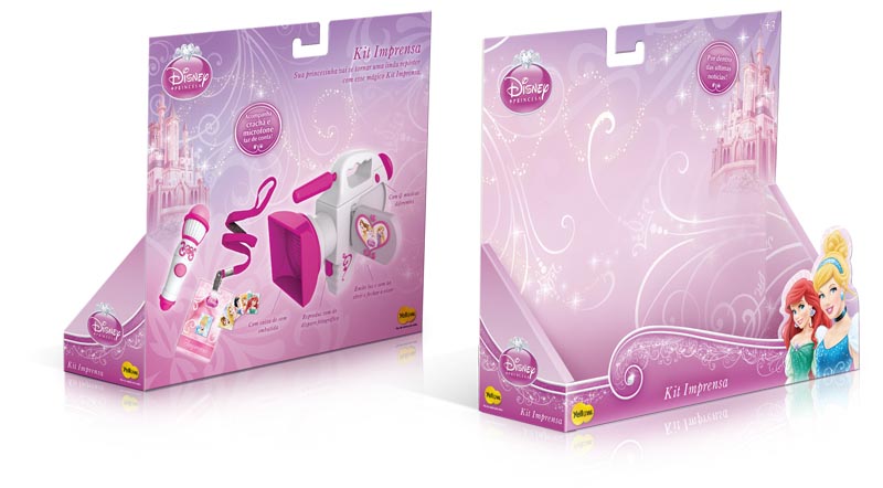 Embalagem Tray Box Kit Imprensa