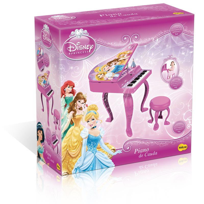 Embalagem Box Piano de Cauda Princesas
