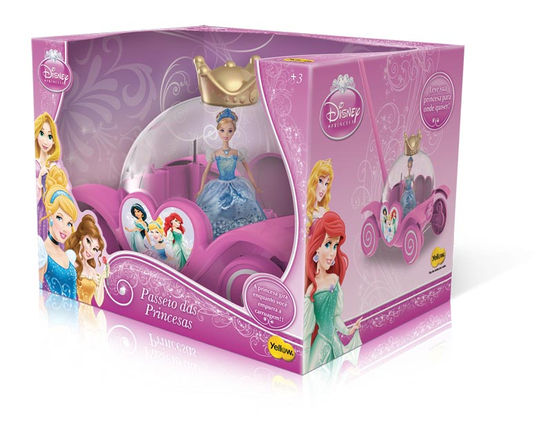 Embalagem window box Push Princesas